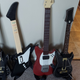 My partner has a lot of guitars, only the one second from the left works.